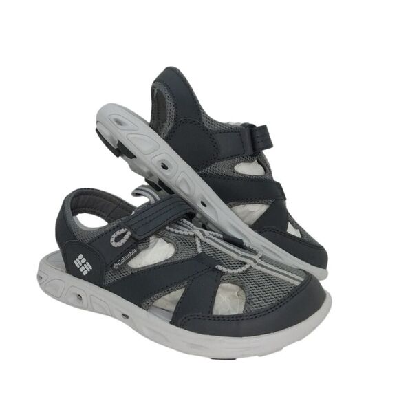 Columbia Omni Grip Boys NEW w/Tags Gray Sandals - sz. 3 - Picture 1 of 6